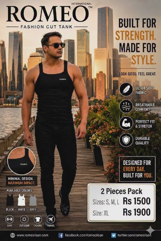 Pack of 2: Vest for men's and women's