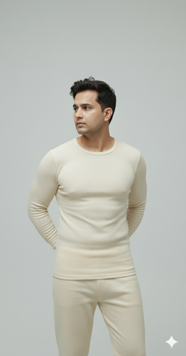 Romeo Hosiery Thermal stuff  Off White Body Warmer Suit